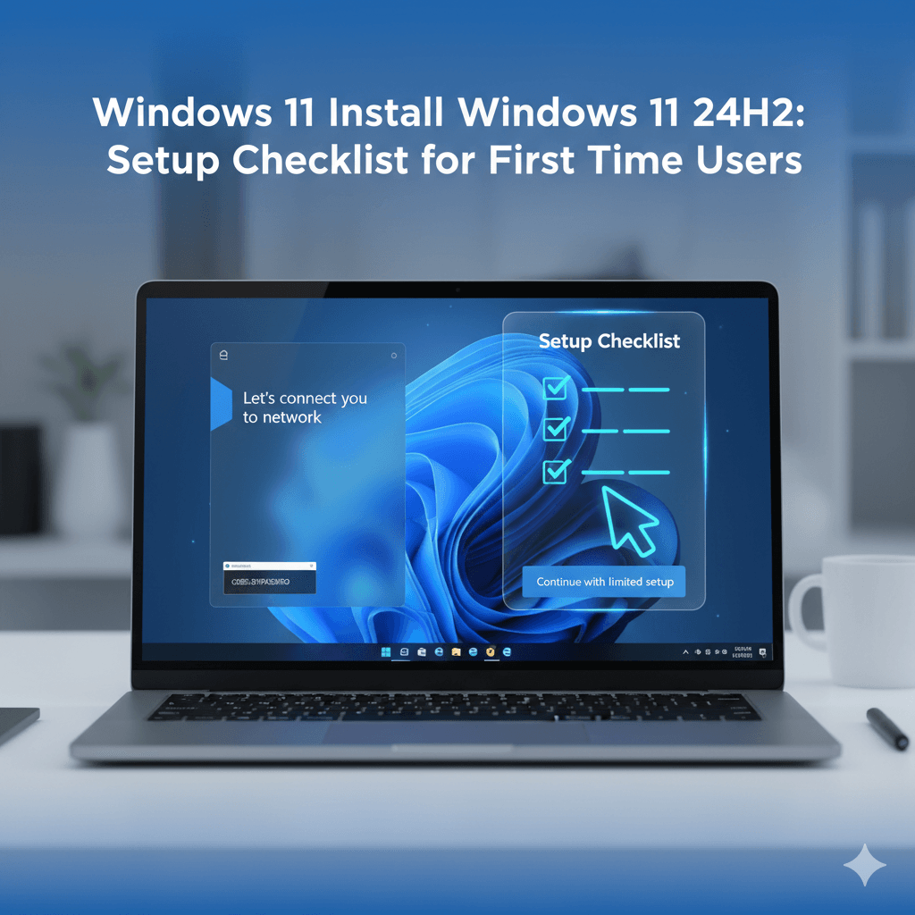 How to Install Windows 11 24H2: Setup Checklist for First Time Users