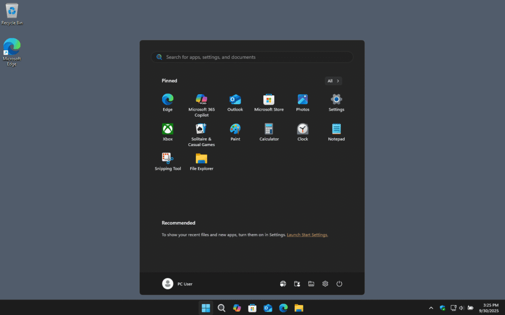 Win11Desktop Windows 11 Desktop